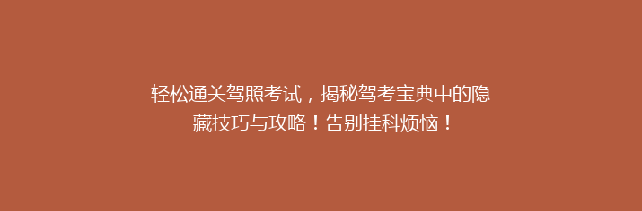 轻松通关驾照考试，揭秘驾考宝典中的隐藏技巧与攻略！告别挂科烦恼！